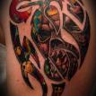 skull joker motorcycle